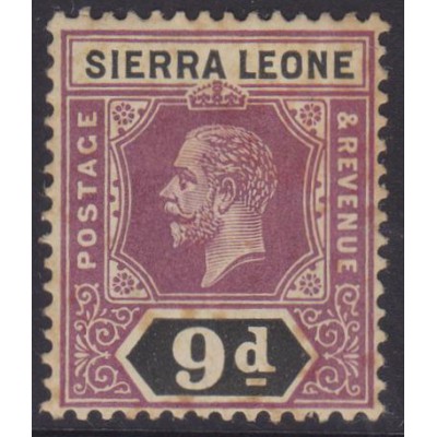 George V 9 peniques